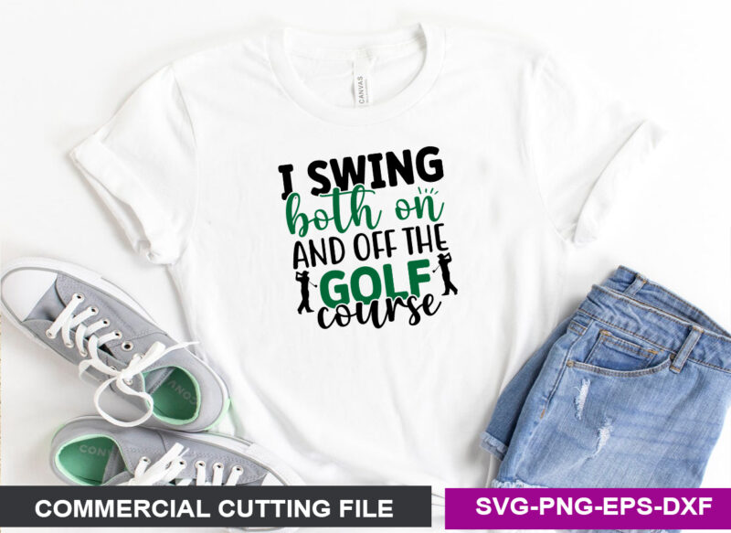 Golf SVG T shirt Design Bundle