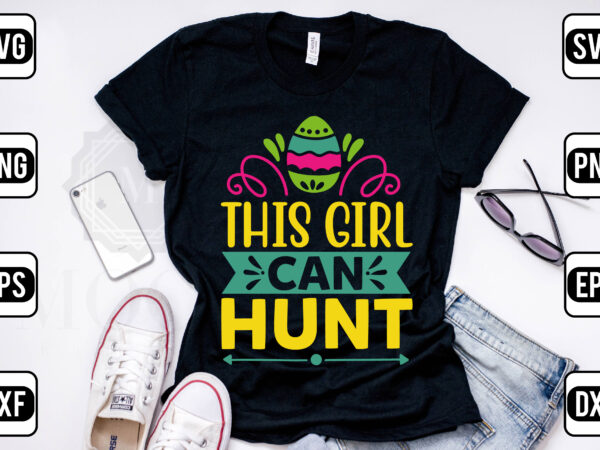 This girl can hunt t shirt designs for sale