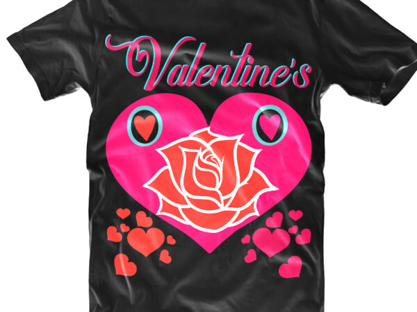 Valentine’s day t-shirt design with heart and rose flower, happy valentine’s day tshirt designs, valentine’s day, valentines, valentines svg, valentines vector, valentine’s quotes, truck valentine’s vector, funny valentines, valentines holiday,