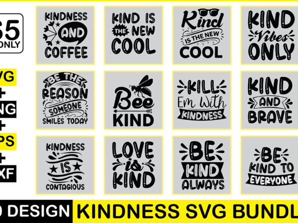 Kindness svg bundle t shirt vector art