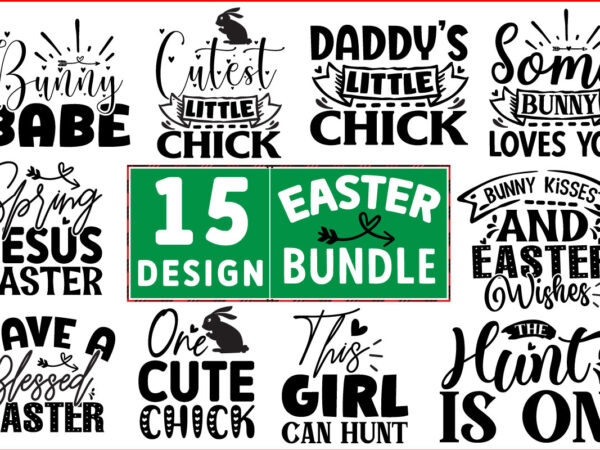 Easter svg t shirt design bundle