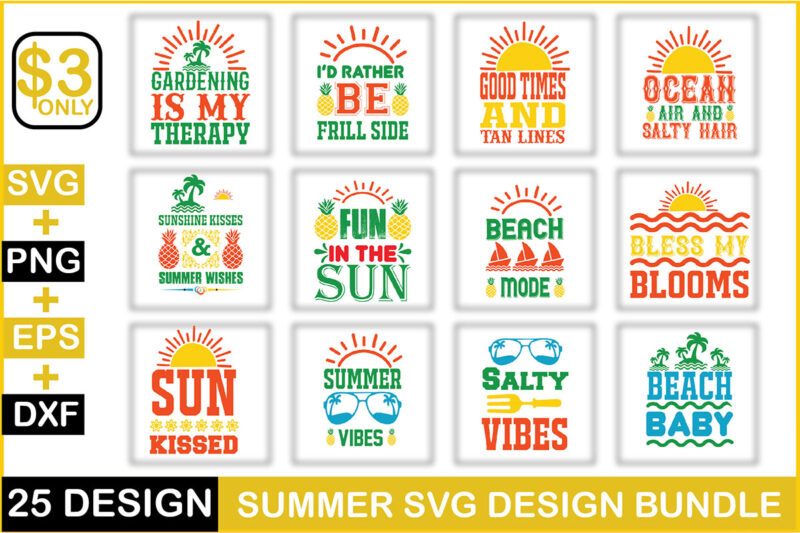 Summer Svg Design Bundle