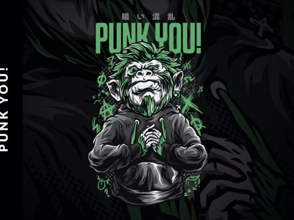 Punk you! t-shirt design