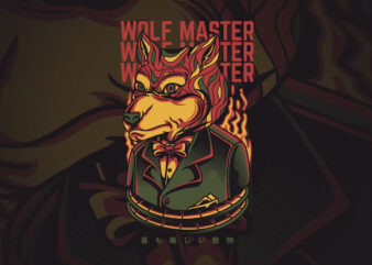 Wolf Master T-Shirt Design