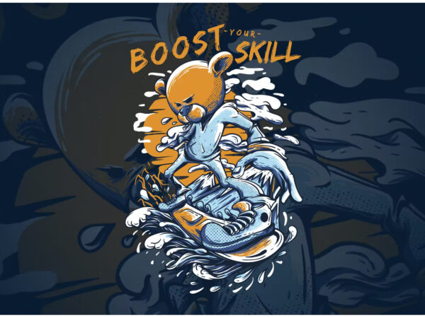 Boost your skill t-shirt design