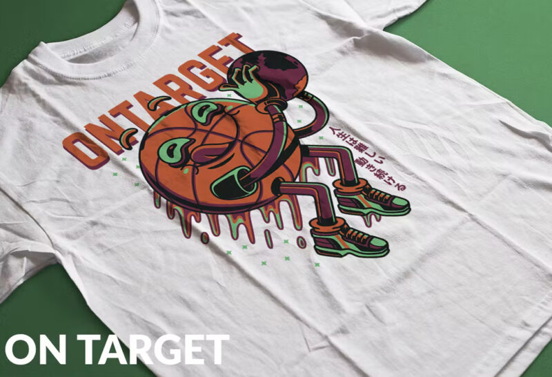 On Target T-Shirt Design Template