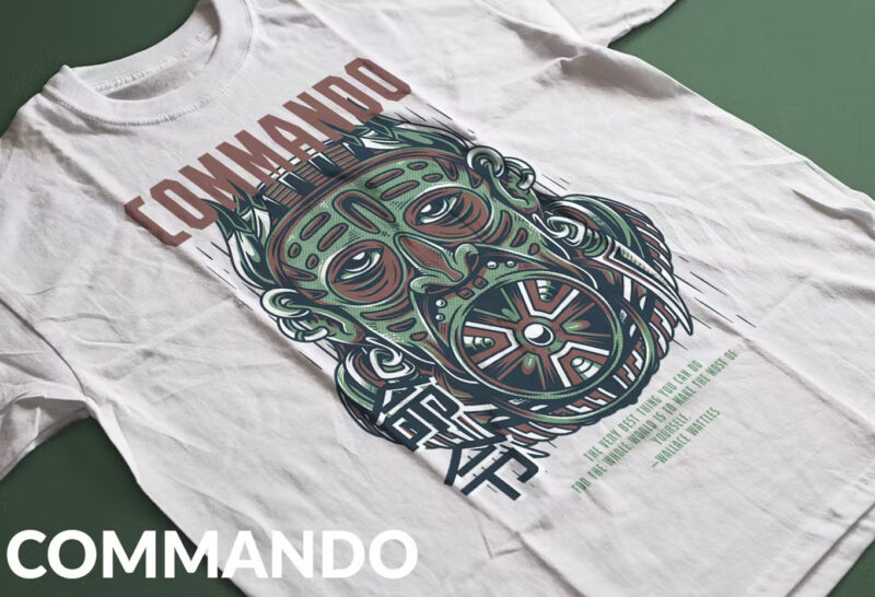 Commando T-Shirt Design