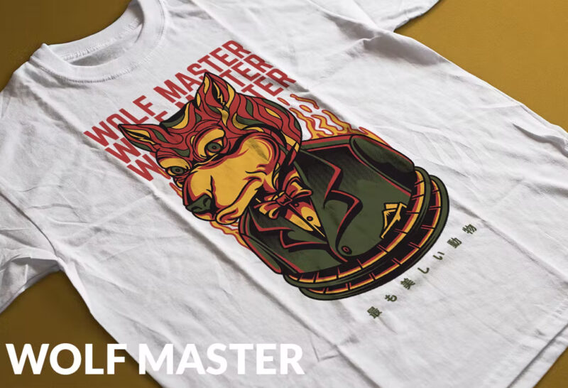 Wolf Master T-Shirt Design