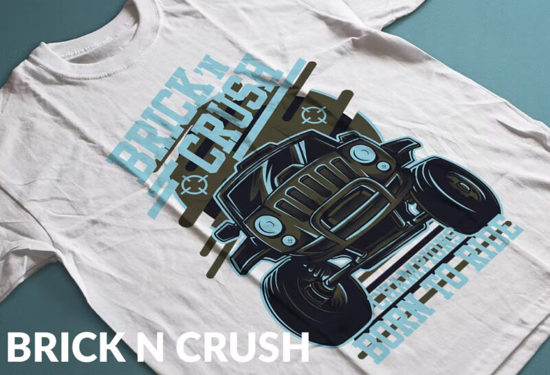 Brick n Crush T-Shirt Design