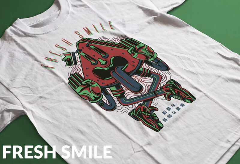 Fresh Smile T-Shirt Design