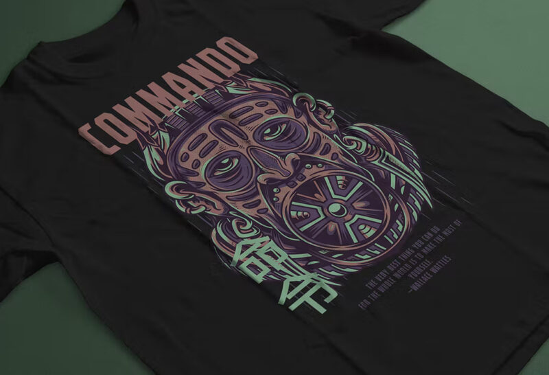 Commando T-Shirt Design