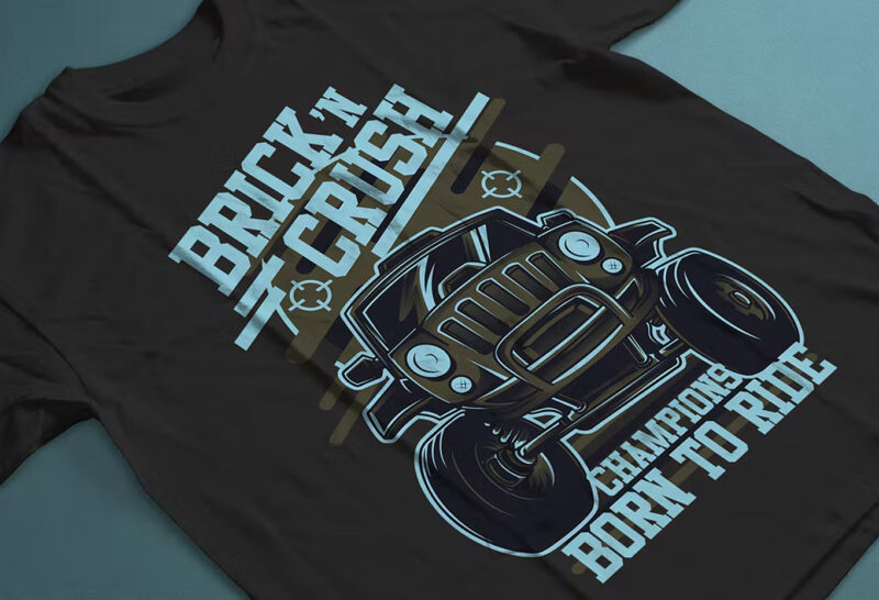 Brick n Crush T-Shirt Design