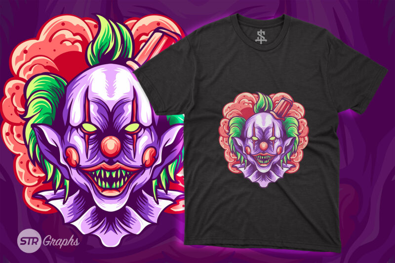 Scary Clown – Illustration