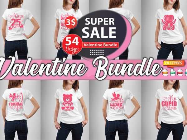 Valentine bundle t shirt vector art