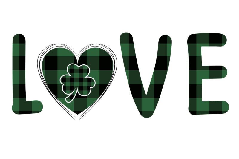 Love St Patrick Day Design