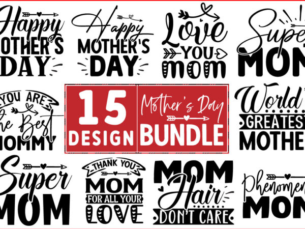 Mother’s day svg design bundle