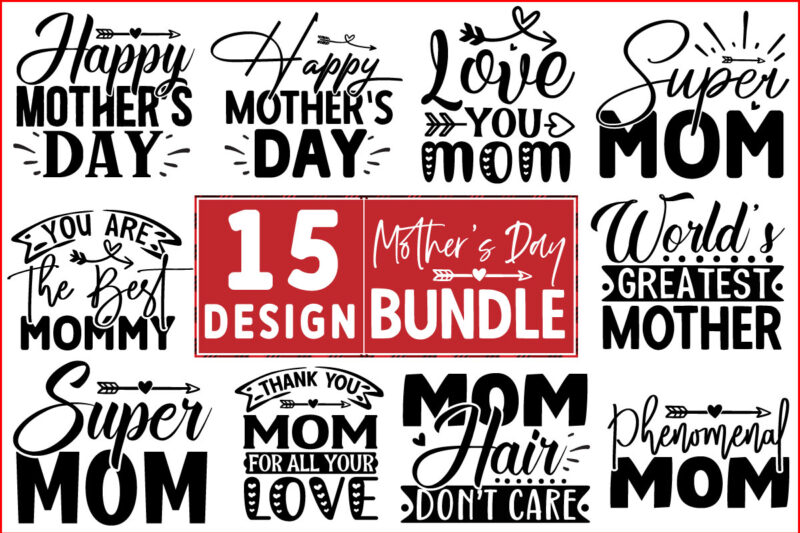 Mother’s Day SVG Design Bundle