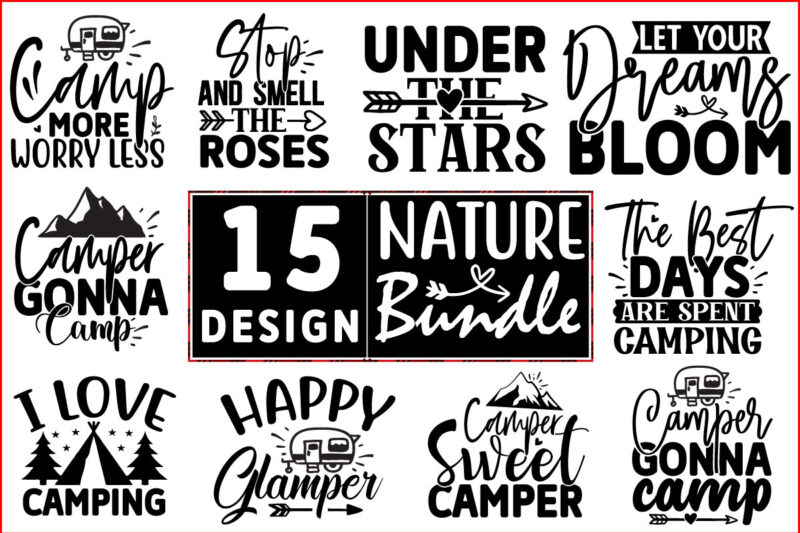 Camping SVG Design Bundle