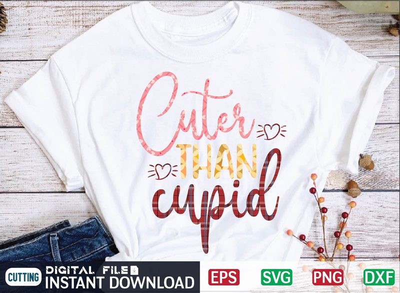 cuter than cupid Valentine Svg Bundle, Svg Cricutsvg Bundlesvalentines ...