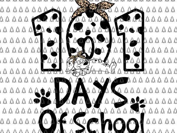 101 Days Of School Dalmatian Dog Awesome Shirts