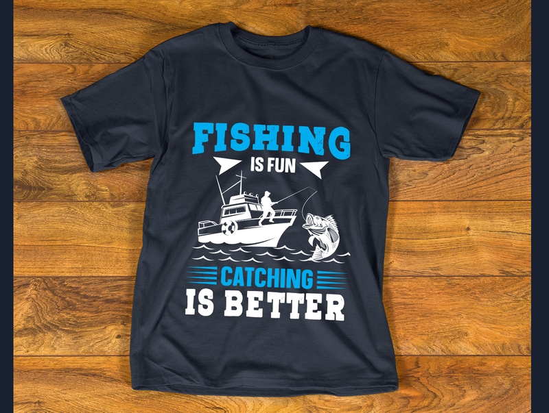 fishing is fan catching T shirt - Buy t-shirt designs