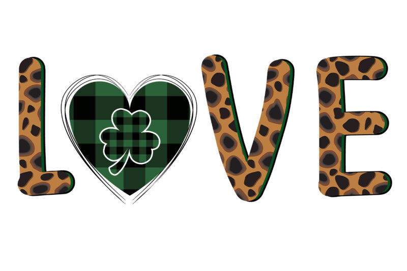 Love St Patrick Day Design