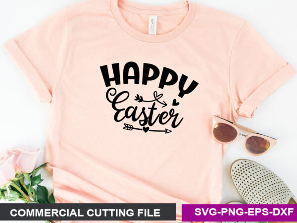 Happy easter svg graphic t shirt