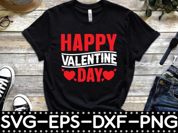 Happy valentine day graphic t shirt