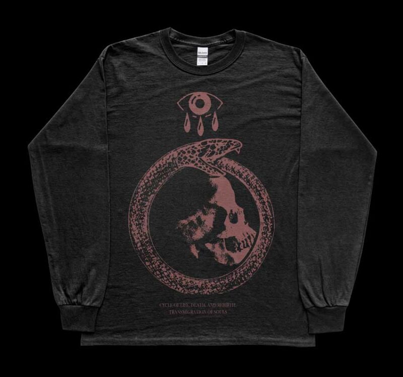 Alternative grunge goth punk gothic streetwear aesthetic tshirt design artwork