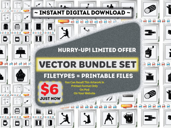 Vector bundle set t shirt vector art