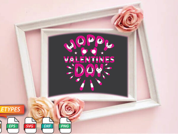 Happy valentines day graphic t shirt