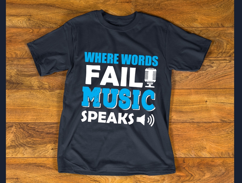 Music T shirt Design Template - Buy t-shirt designs