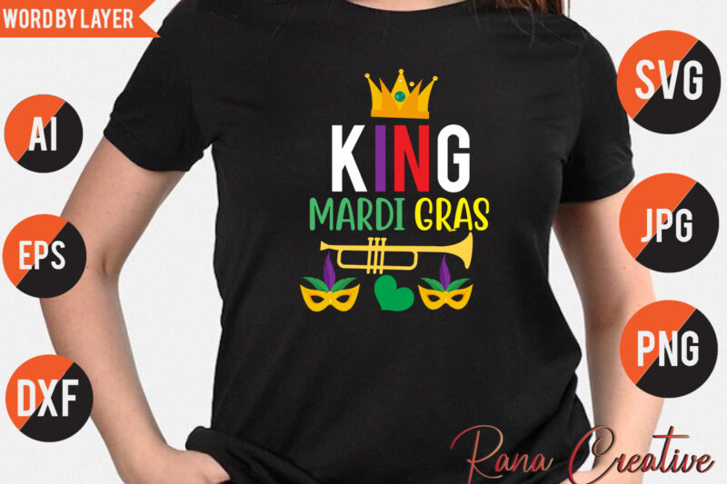 King mardi Gras T Shirt Design, King mardi Gras Svg Design, Mardi gras Svg bundle, Mardi Gras Svg Bundle