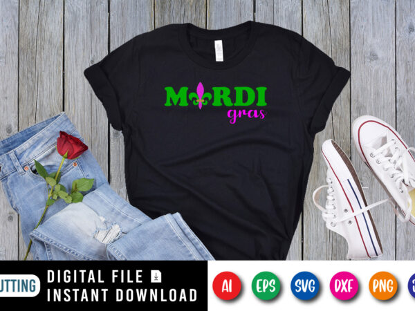 Mardi gras, happy mardi gras t shirt print template, typography design for mardi party