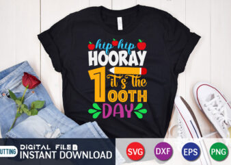 Hip hip hooray it’s the 100th day shirt, 100 Days of School Shirt print template, Second Grade svg, 100th Day of School, Teacher svg, Livin That Life svg, Sublimation design,