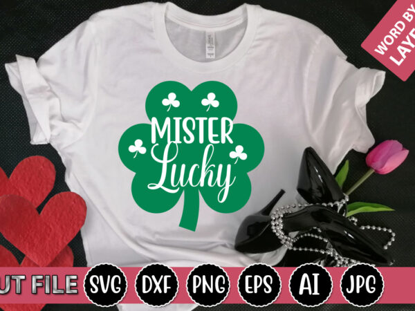 Mister lucky svg vector for t-shirt