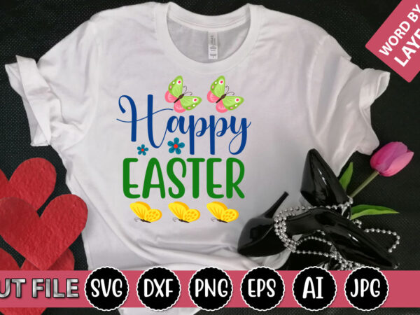 Happy easter svg vector for t-shirt