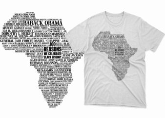 100 Reasons we celebrate black history typography black history t shirt design, black history month t shirts, black history month t shirt ideas, black history month t shirts target, black