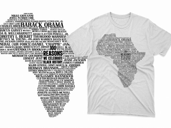 100 reasons we celebrate black history typography black history t shirt design, black history month t shirts, black history month t shirt ideas, black history month t shirts target, black