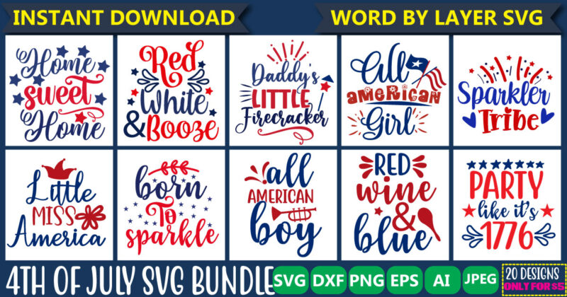 4th of July SVG Bundle