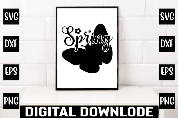 Spring t shirt template vector