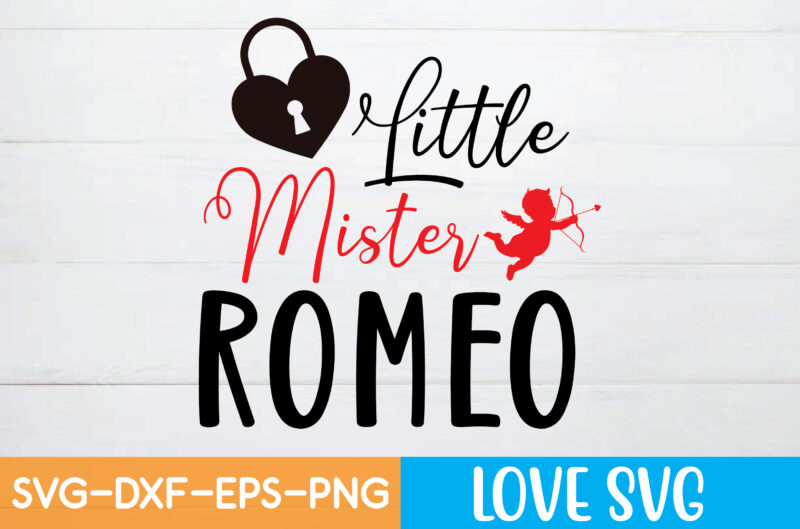 LITTLE MISTER ROMEO T shirt design