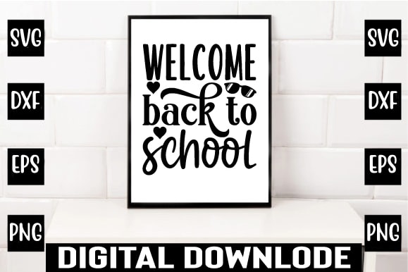 Welcome back to school t shirt design for sale