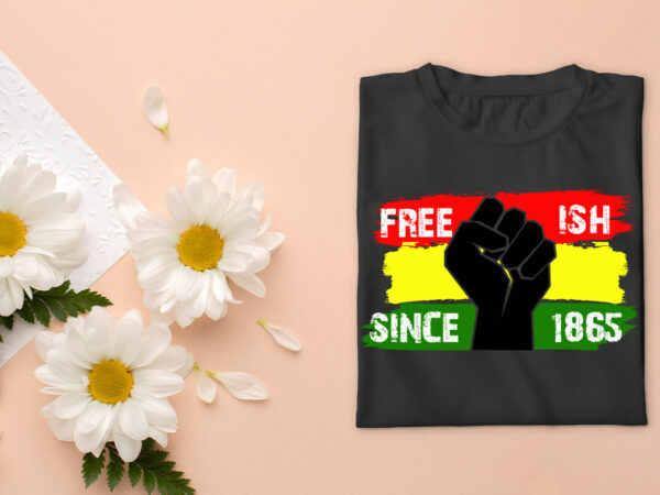 Black history freeish since 1865 banner diy crafts svg files for cricut, silhouette sublimation files, cameo htv files t shirt template