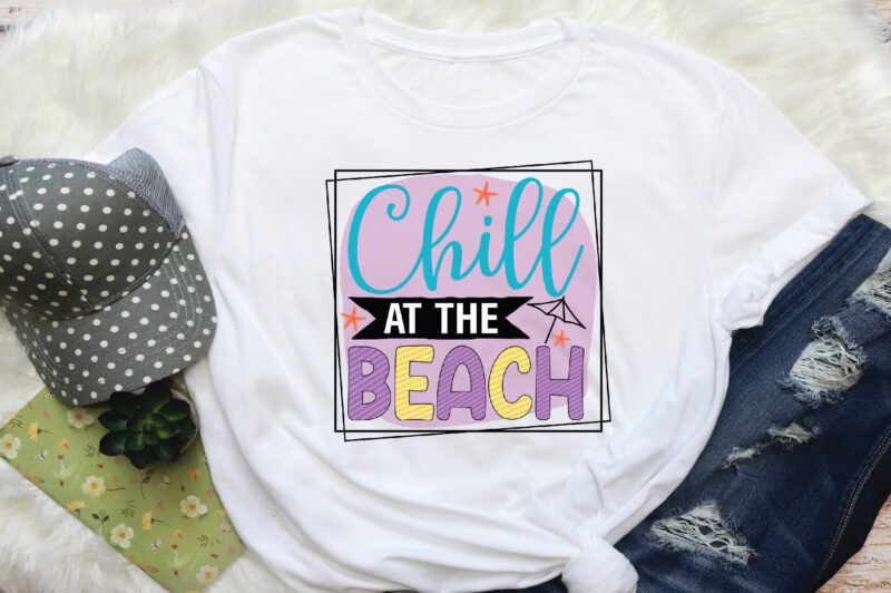 chill at the beach sublimation