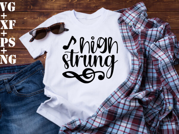 High strung graphic t shirt