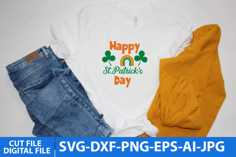 Happy St.patrick’s Day Svg Design,Happy St.patrick’s Day T Shirt Design