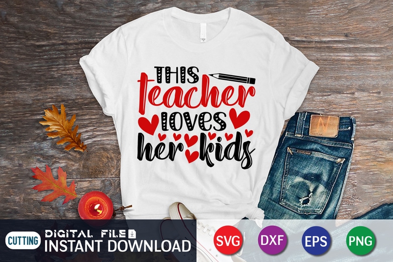 This Teacher Loves The Cardinals T-Shirt