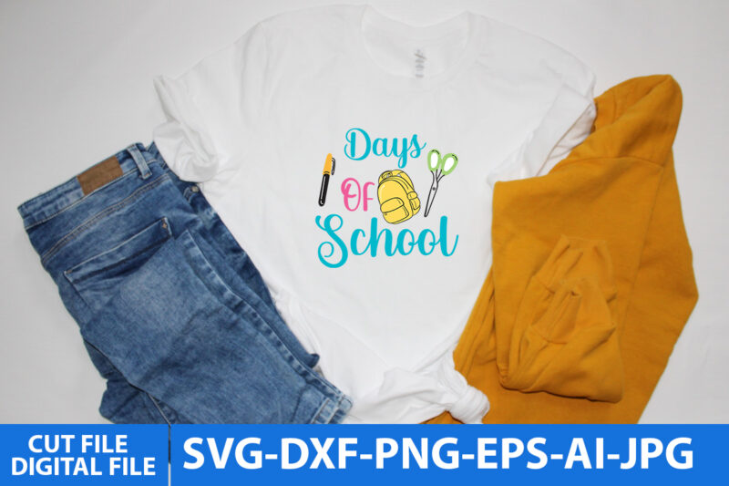 100 Days Of School 20 TShirt Design bundle,100 days sharper t shirt, sharper shirt, 100 days of school shirt print template, second grade svg, 100th day of school, teacher svg,