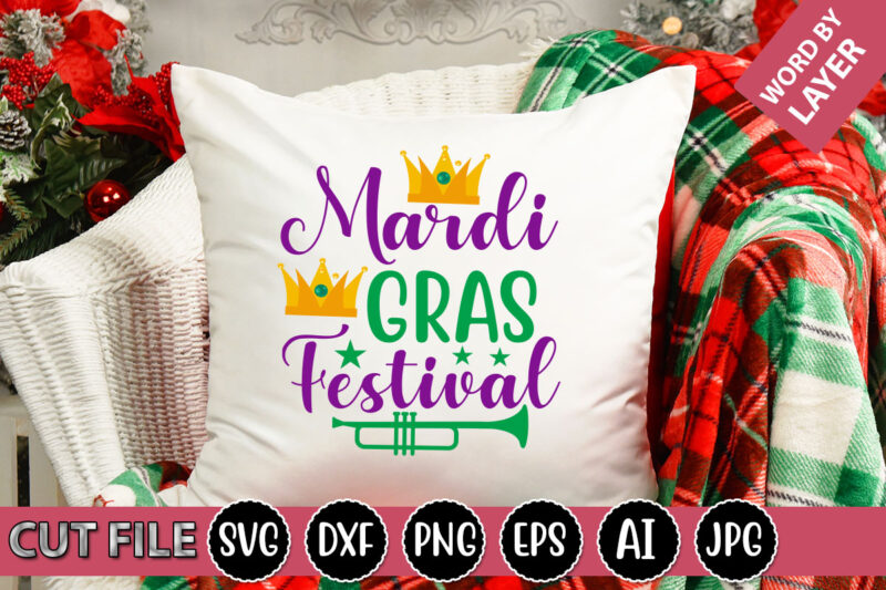 Mardi Gras Festival SVG Vector for t-shirt